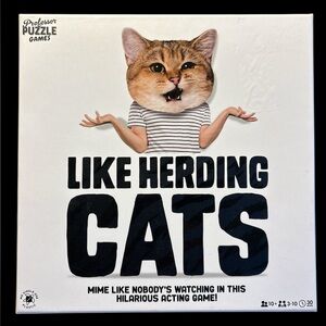 Like Herding Cats Game - Miming Acting Game - Ages 10+ 3-10 Players 30‎ Min. NEW